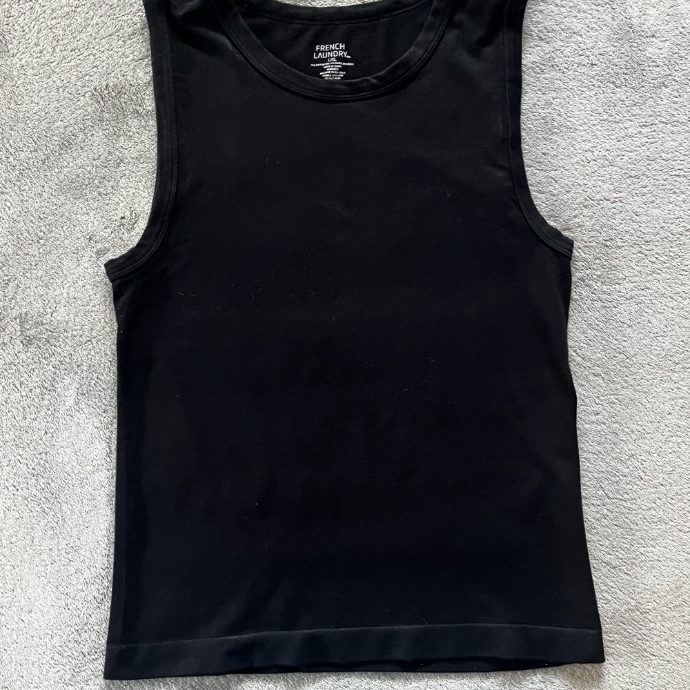 French Laundry Women's Classic Black Tank Top